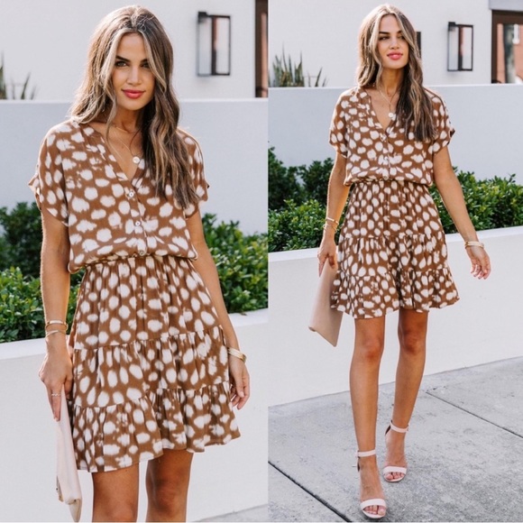Vici Dresses & Skirts - VICI | Button Up Tiered Dress
